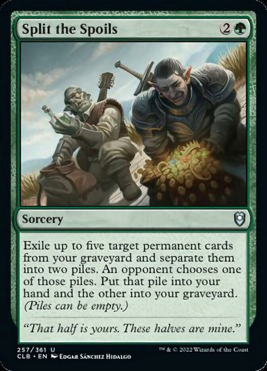 Split the Spoils [Commander Legends: Battle for Baldur's Gate] [Foil]