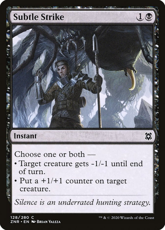 Subtle Strike [Zendikar Rising] [Foil]