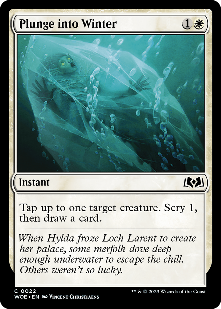Plunge into Winter [Wilds of Eldraine] [Foil]