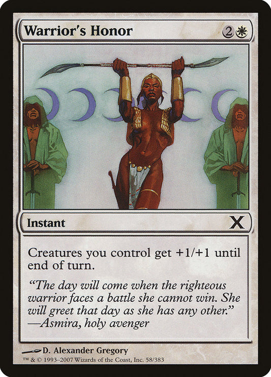 Warrior's Honor [Tenth Edition] [Foil]