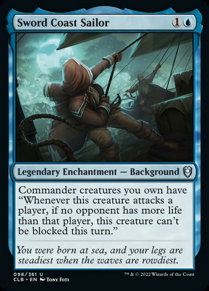 Sword Coast Sailor [Commander Legends: Battle for Baldur's Gate] [Foil]