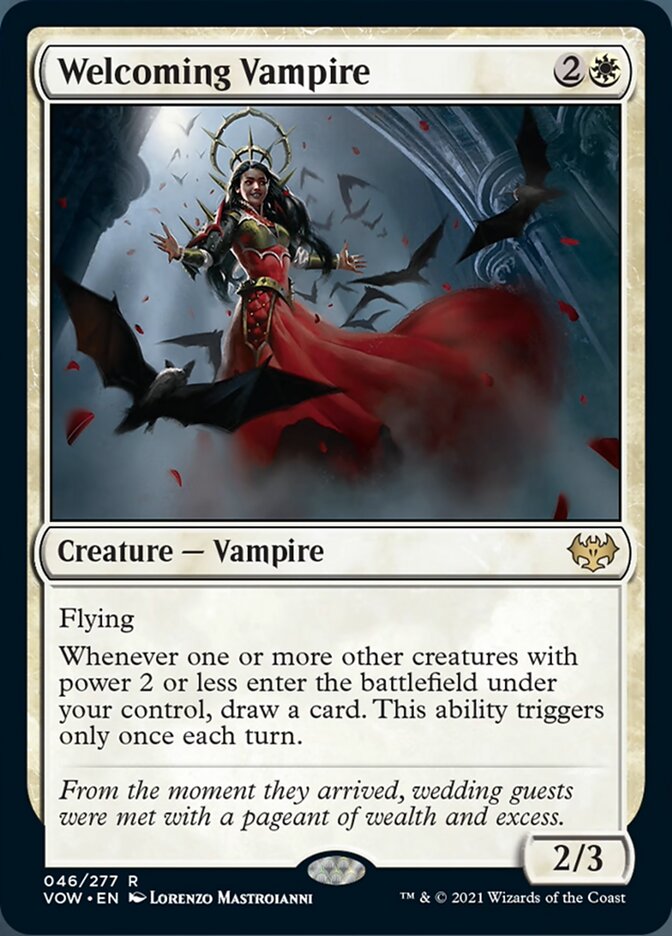 Welcoming Vampire [Innistrad: Crimson Vow] [Foil]
