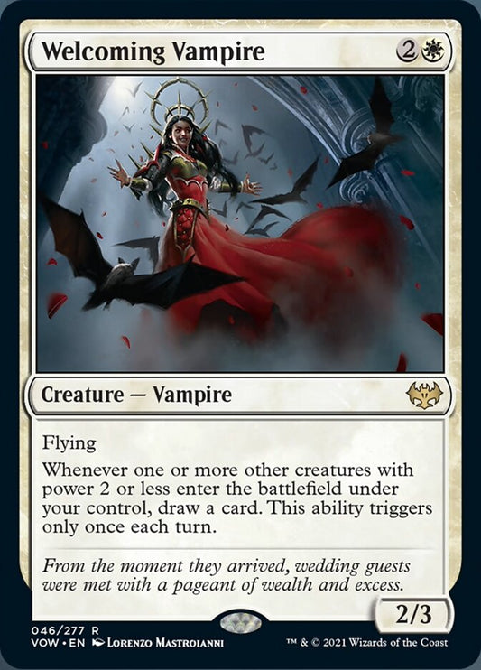 Welcoming Vampire [Innistrad: Crimson Vow] [Foil]