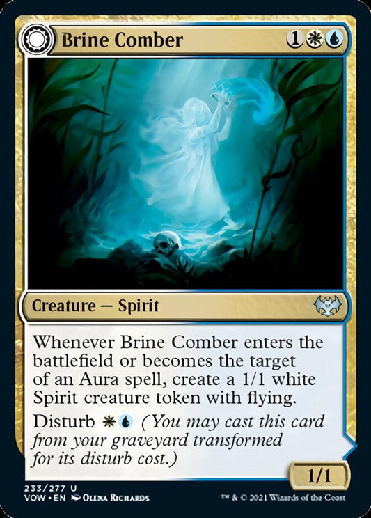 Brine Comber // Brinebound Gift [Innistrad: Crimson Vow] [Foil]