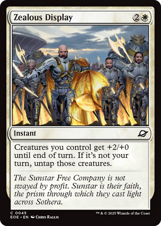 Zealous Display [Edge of Eternities] [Foil]