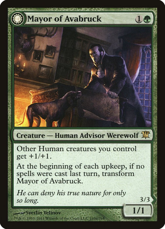 Mayor of Avabruck // Howlpack Alpha [Innistrad] [Foil]