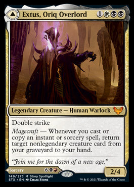 Extus, Oriq Overlord // Awaken the Blood Avatar [Strixhaven: School of Mages] [Foil]