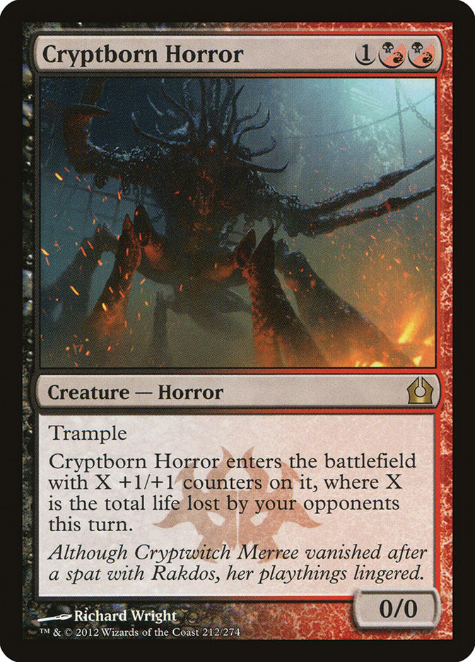 Cryptborn Horror [Return to Ravnica] [Foil]