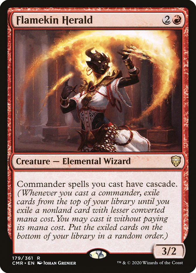 Flamekin Herald [Commander Legends] [Foil]