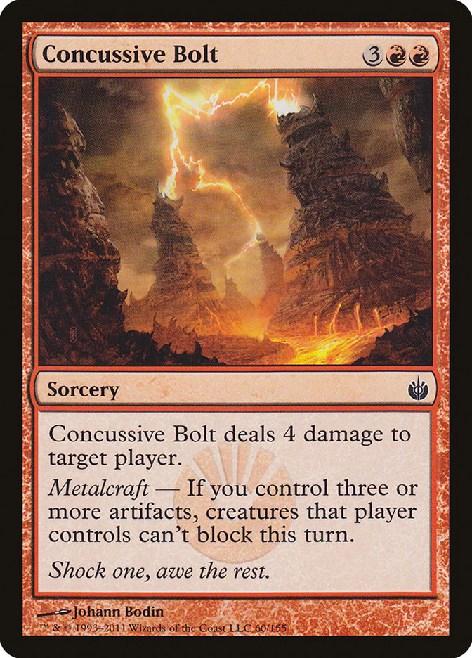 Concussive Bolt [Mirrodin Besieged] [Foil]
