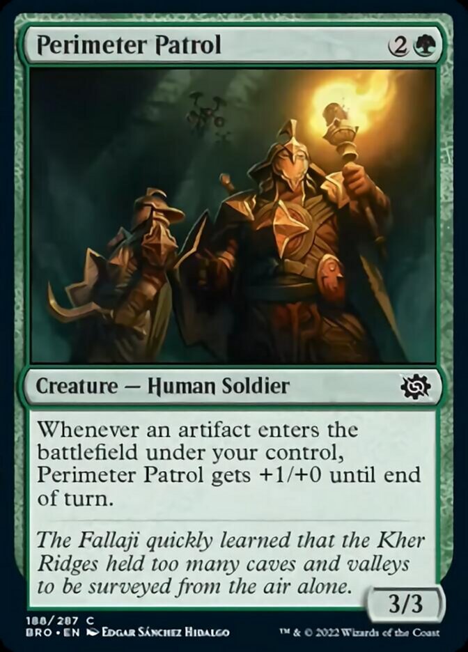 Perimeter Patrol [The Brothers' War] [Foil]
