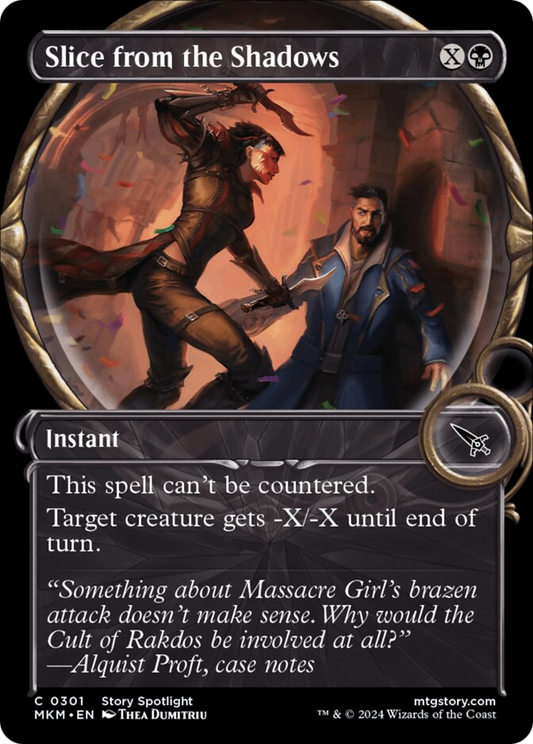 Slice from the Shadows (Showcase) [Murders at Karlov Manor] [Foil]