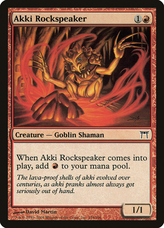 Akki Rockspeaker [Champions of Kamigawa] [Foil]