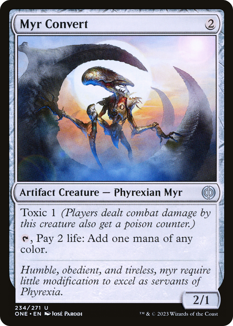Myr Convert [Phyrexia: All Will Be One] [Foil]