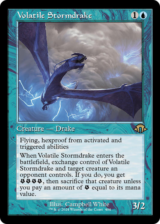 Volatile Stormdrake (Retro) [Modern Horizons 3] [Foil]