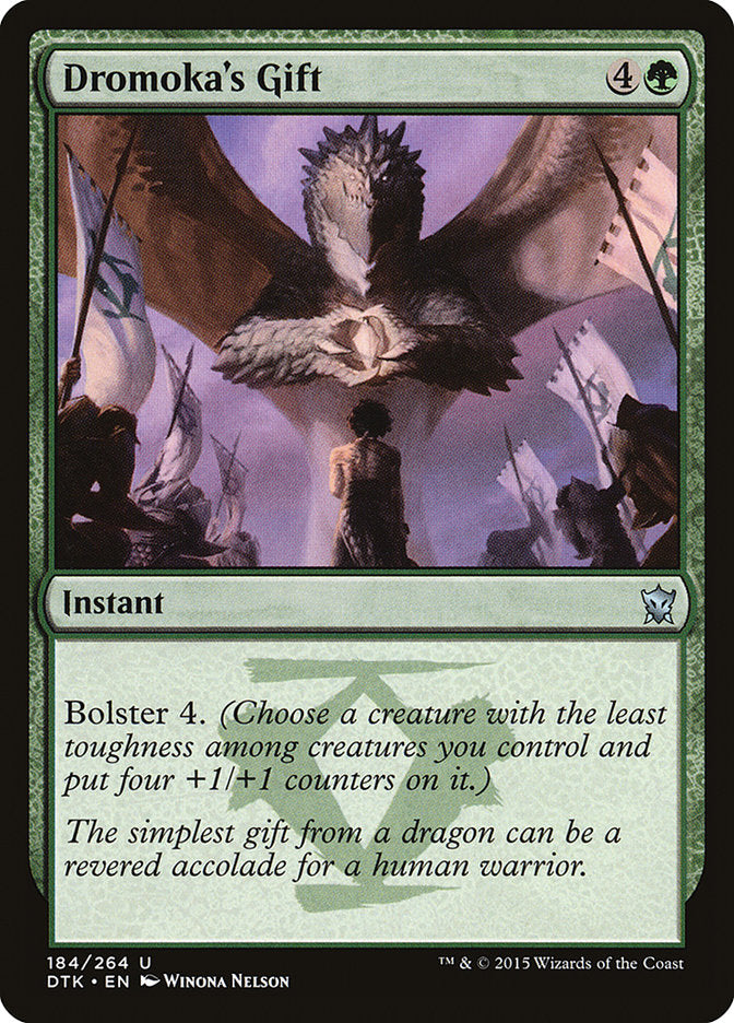 Dromoka's Gift [Dragons of Tarkir] [Foil]