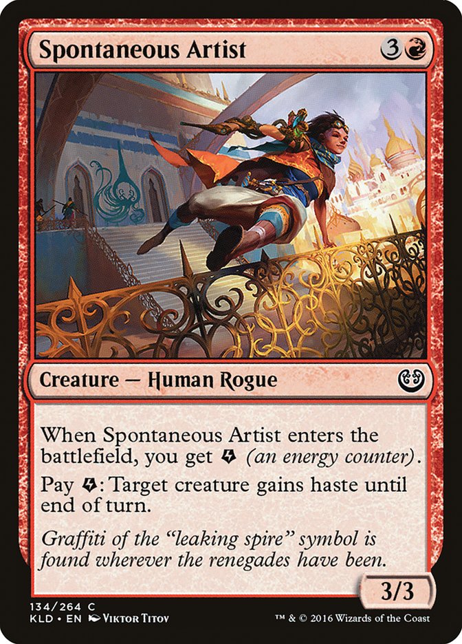 Spontaneous Artist [Kaladesh] [Foil]