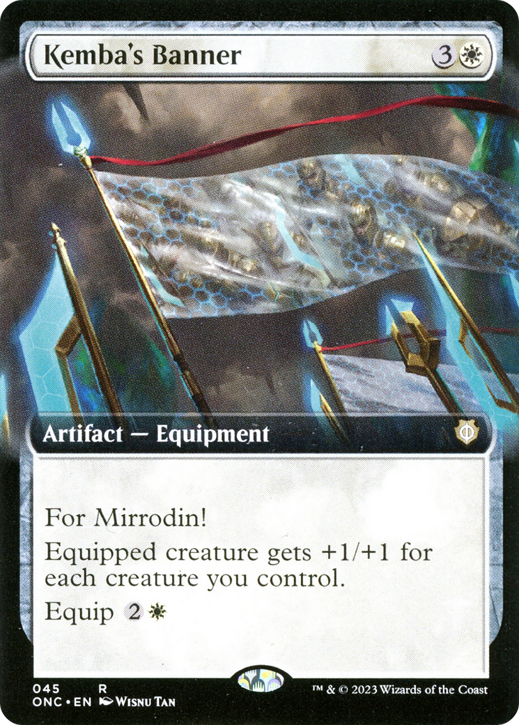 Kemba's Banner (Extended Art) [Phyrexia: All Will Be One Commander] [Foil]