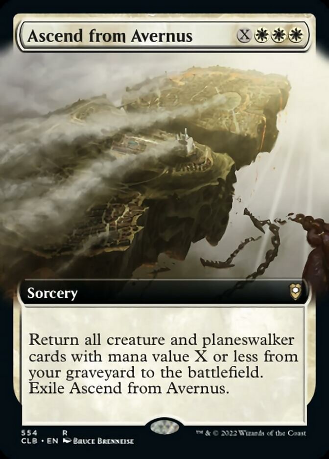 Ascend from Avernus (Extended Art) [Commander Legends: Battle for Baldur's Gate] [Foil]