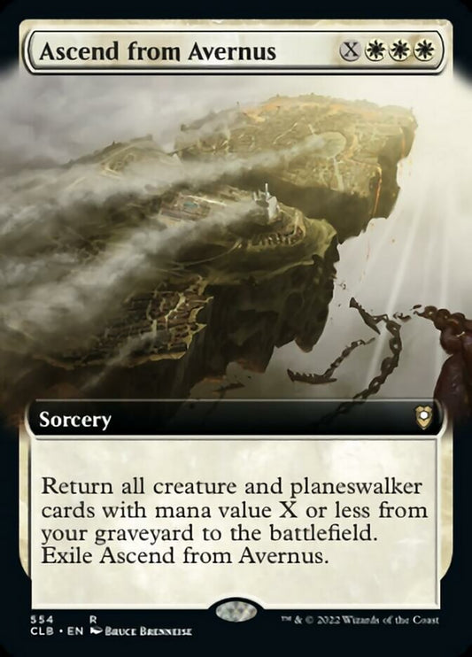 Ascend from Avernus (Extended Art) [Commander Legends: Battle for Baldur's Gate] [Foil]