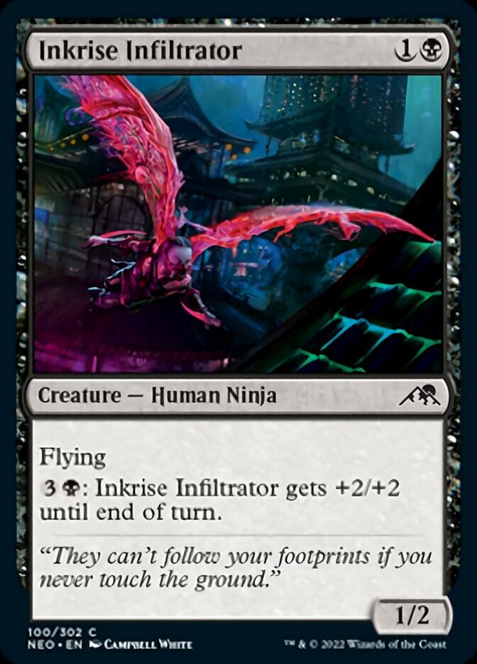 Inkrise Infiltrator [Kamigawa: Neon Dynasty] [Foil]