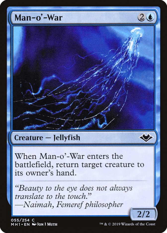 Man-o'-War [Modern Horizons] [Foil]