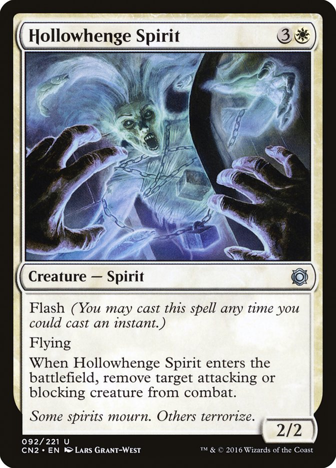 Hollowhenge Spirit [Conspiracy: Take the Crown] [Foil]