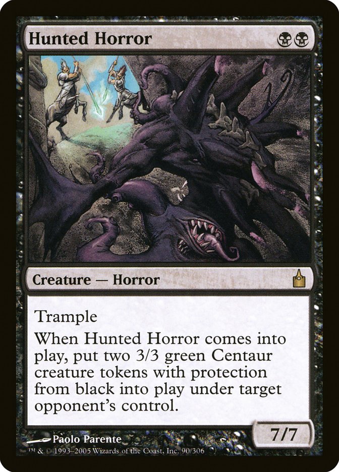 Hunted Horror [Ravnica: City of Guilds] [Foil]