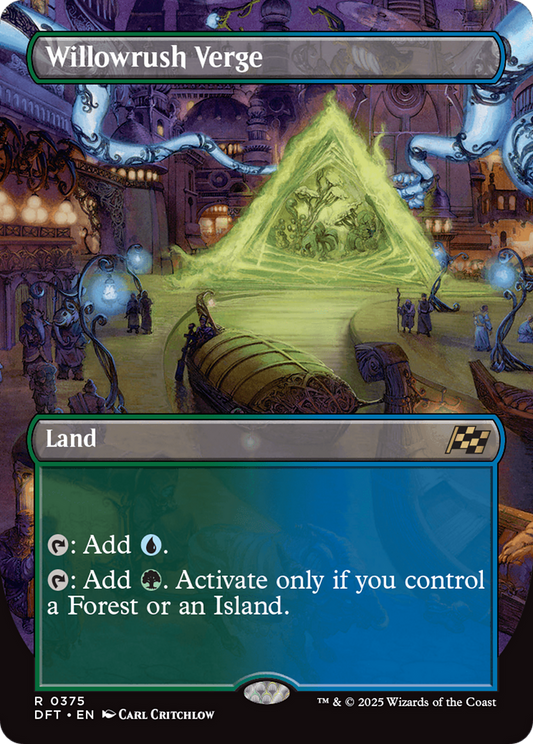 Willowrush Verge (Borderless) [Aetherdrift] [Foil]