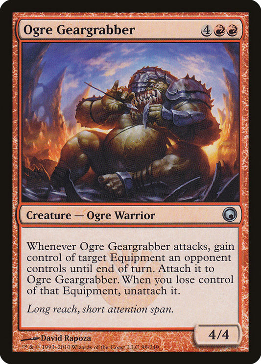 Ogre Geargrabber [Scars of Mirrodin] [Foil]