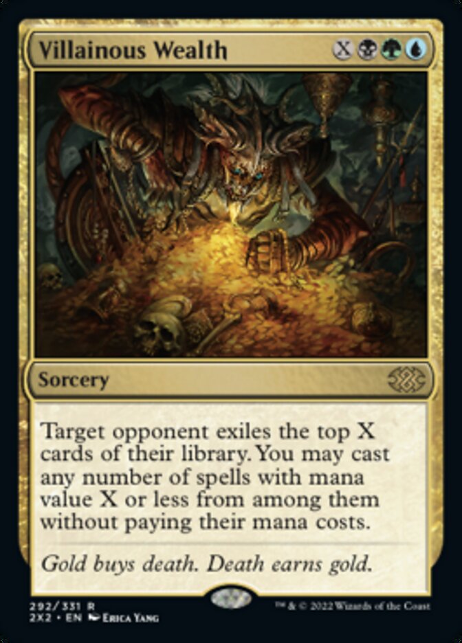 Villainous Wealth [Double Masters 2022] [Foil]