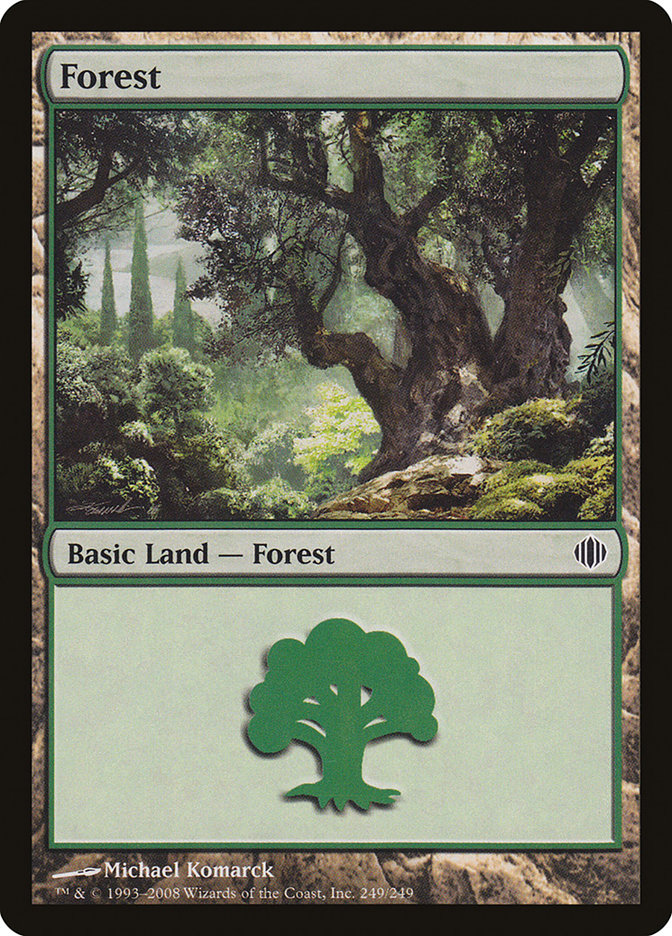 Forest (249) [Shards of Alara] [Foil]