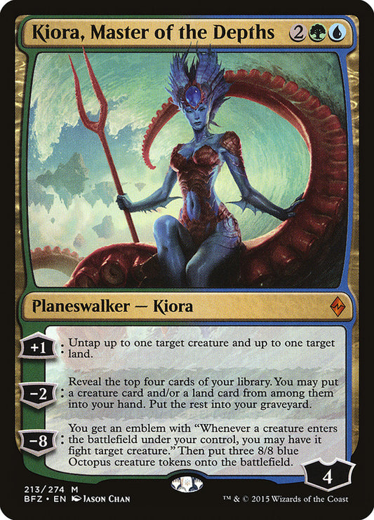 Kiora, Master of the Depths [Battle for Zendikar] [Foil]