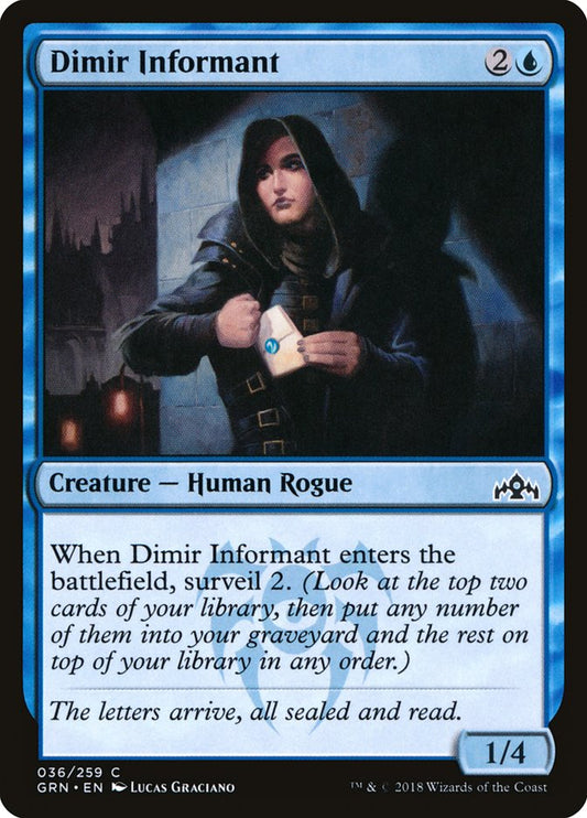 Dimir Informant [Guilds of Ravnica] [Foil]