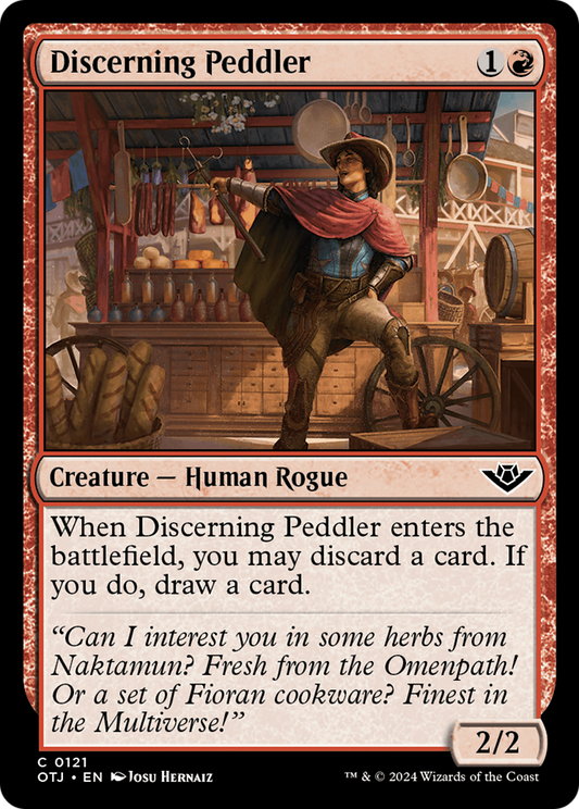 Discerning Peddler [Outlaws of Thunder Junction] [Foil]