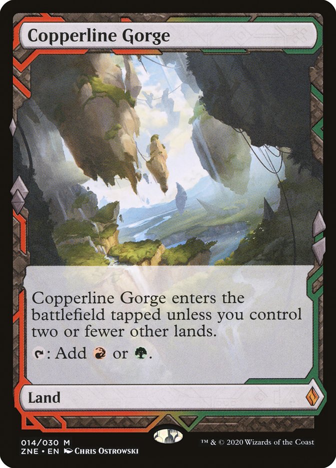 Copperline Gorge (Expeditions) [Zendikar Rising Expeditions] [Foil]