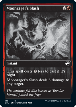 Moonrager's Slash [Innistrad: Double Feature] [Foil]