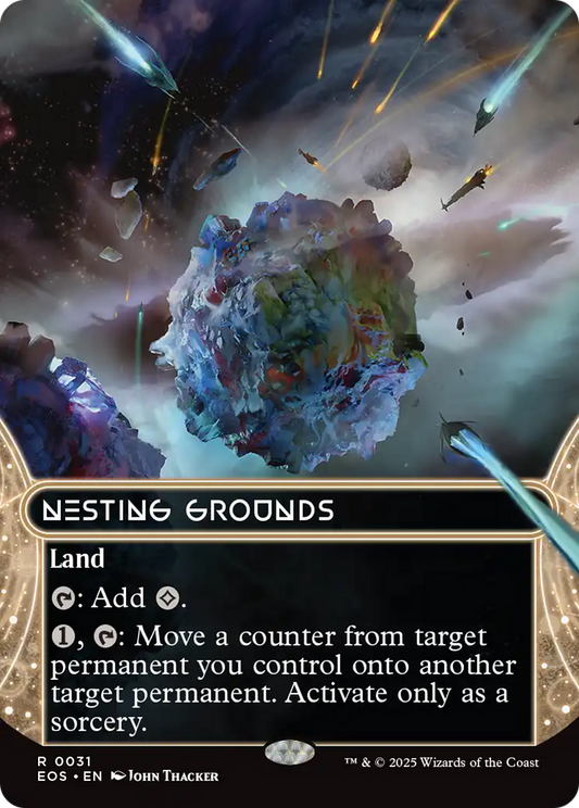Nesting Grounds (0031) (Borderless) [Edge of Eternities: Stellar Sights] [Foil]