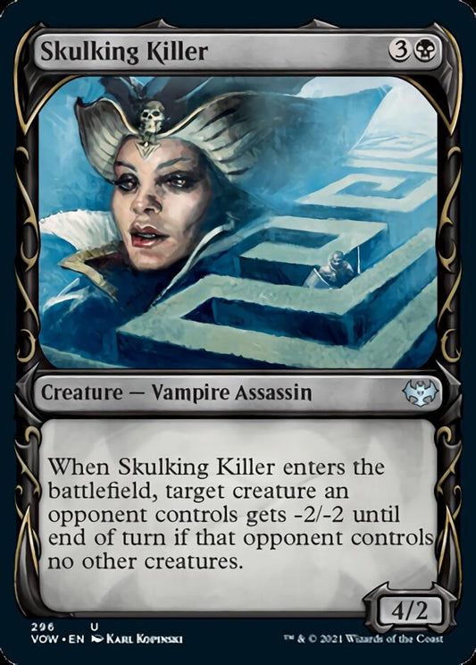 Skulking Killer (Showcase Fang Frame) [Innistrad: Crimson Vow] [Foil]
