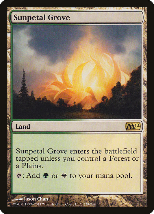 Sunpetal Grove [Core Set 2012]