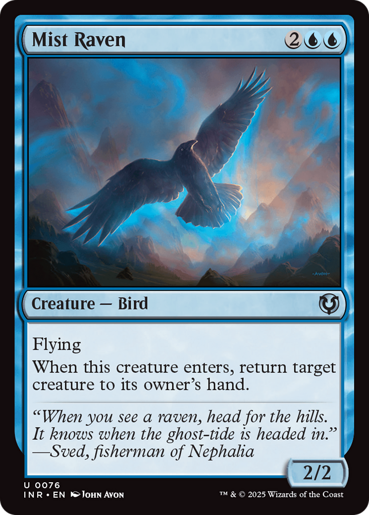Mist Raven [Innistrad Remastered] [Foil]