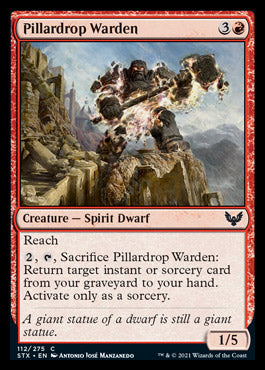 Pillardrop Warden [Strixhaven: School of Mages] [Foil]