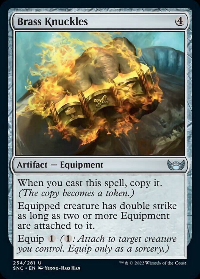 Brass Knuckles [Streets of New Capenna] [Foil]