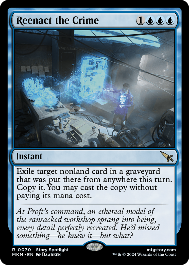 Reenact the Crime [Murders at Karlov Manor] [Foil]