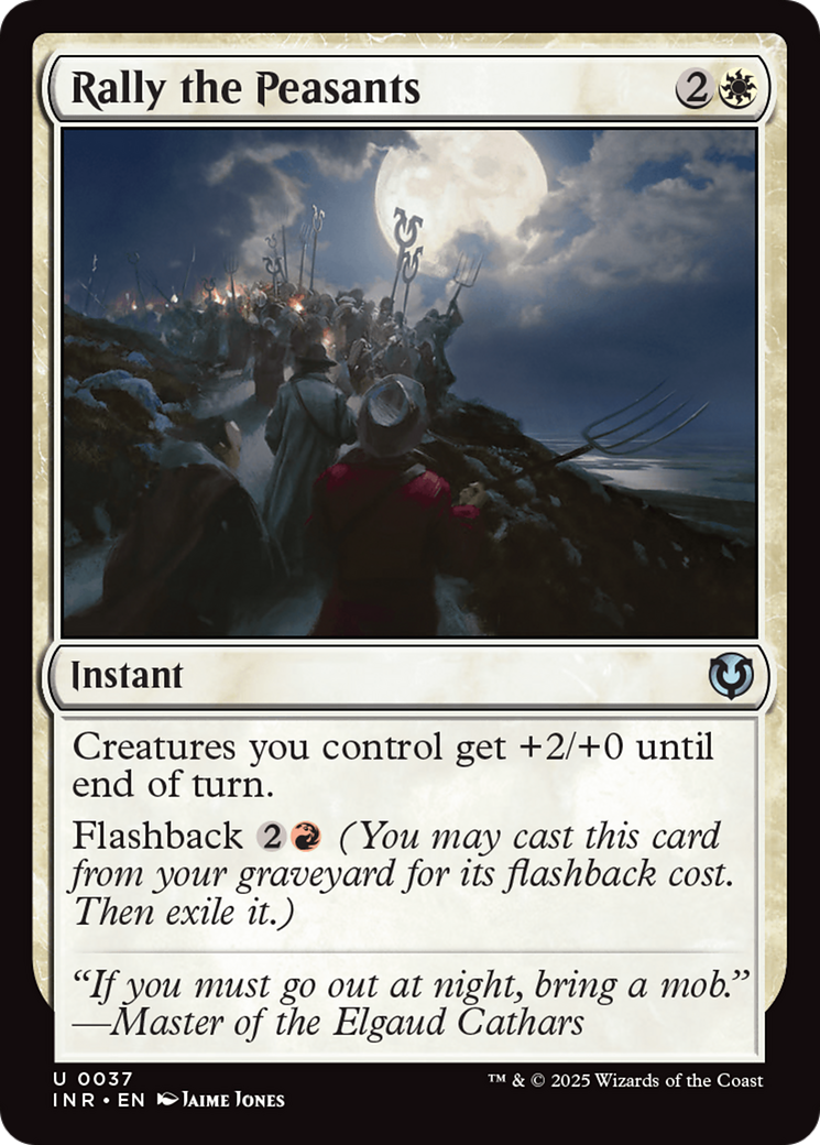 Rally the Peasants [Innistrad Remastered] [Foil]