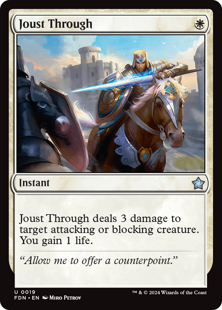 Joust Through [Foundations] [Foil]