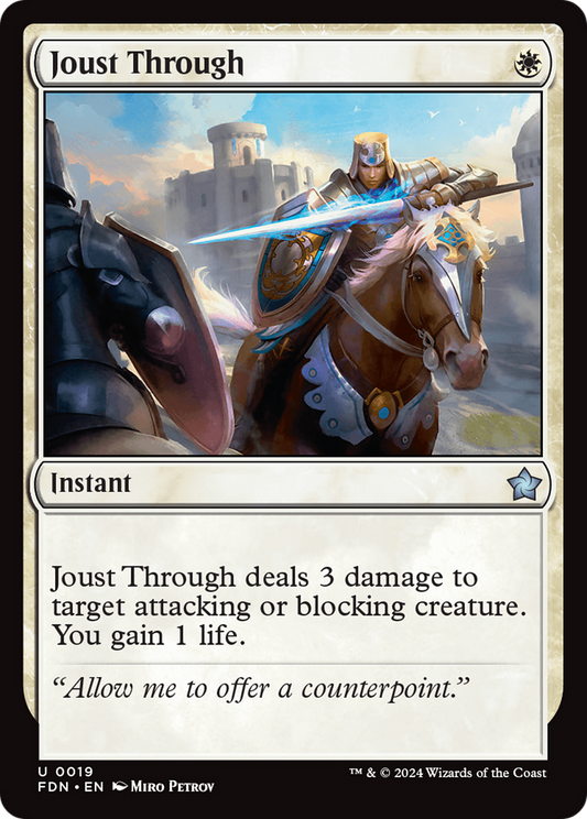 Joust Through [Foundations] [Foil]