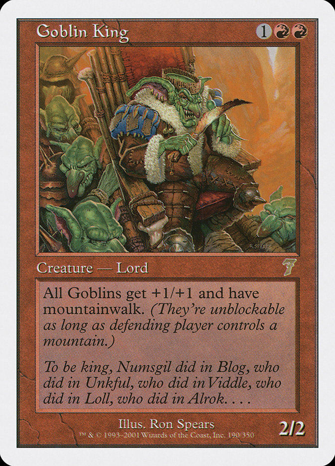Goblin King [Seventh Edition] [Foil]