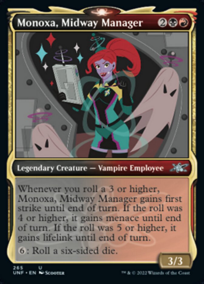 Monoxa, Midway Manager (Showcase) [Unfinity] [Foil]
