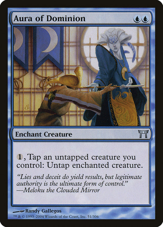 Aura of Dominion [Champions of Kamigawa] [Foil]